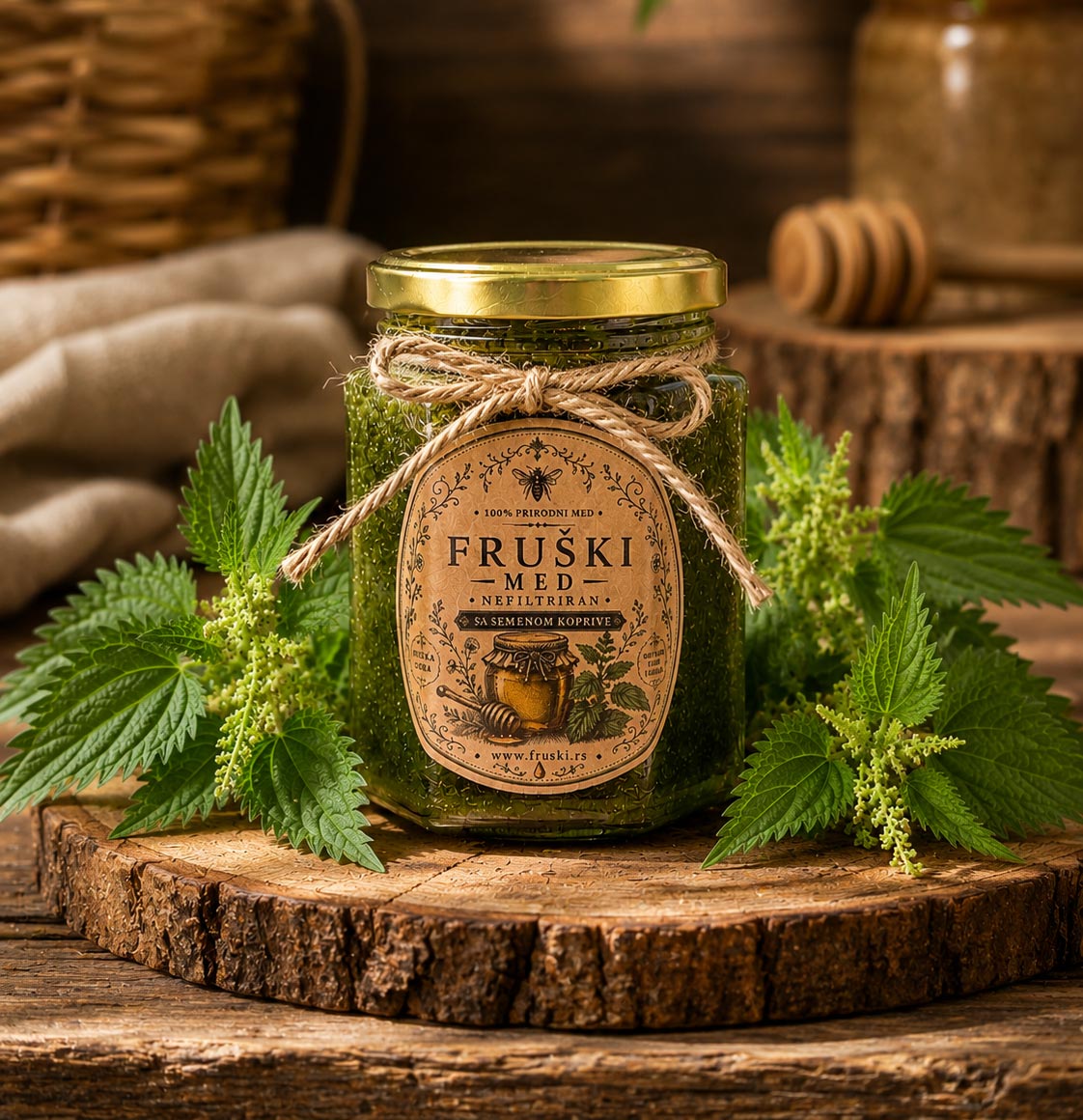 Med sa semenom koprive Fruški med
